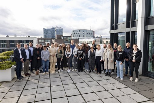 Studierende aus Wiesbaden waren an der MSH Medical School Hamburg zu Gast. © Hochschule RheinMain  