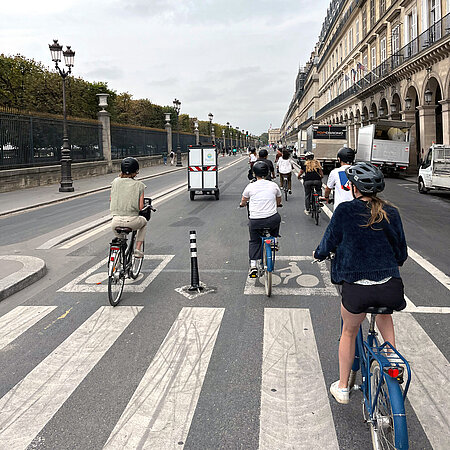 Fahrradtour durch Paris