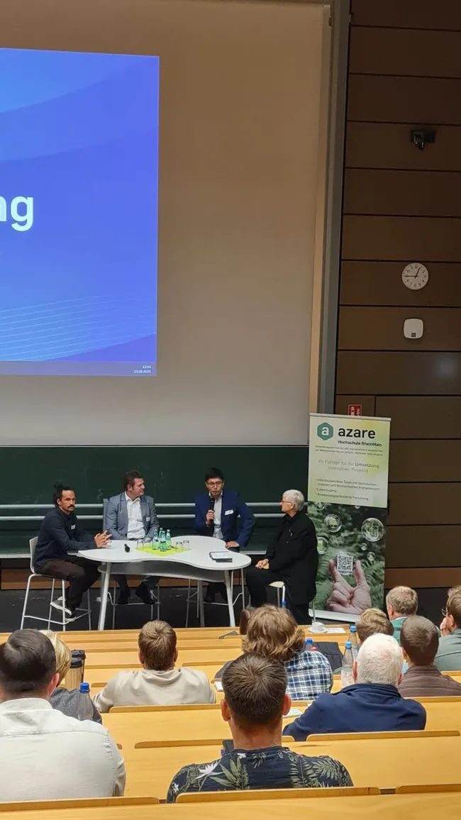 Diskussionsrunde zum Thema Lösungen - Wasserstoff/Fernwärme/Wärmepumpe