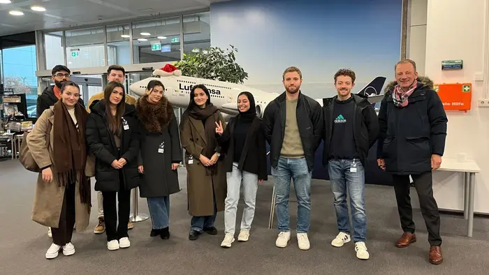 Gruppenfoto der Exkursionsteilnehmenden