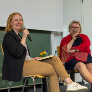 Dr. Jasmin Fitzpatrick im Gespräch mit Prof. Dr. Eva Waller