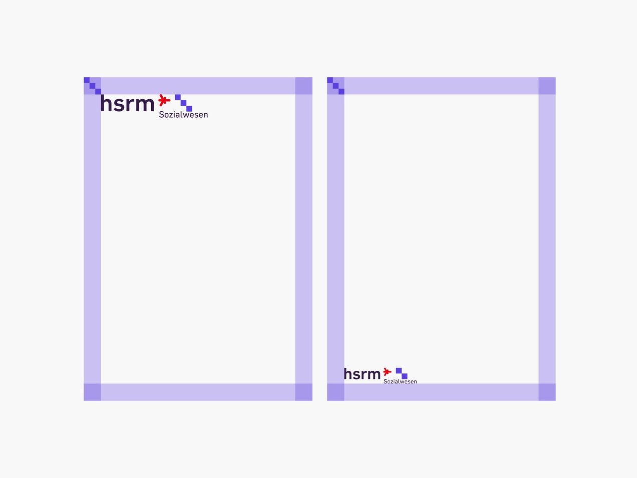 Platzierung der Fachbereichs-Logos