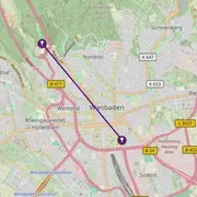 Teststrecke QKD zwischen Hochschule RheinMain Unter den Eichen und der HZD