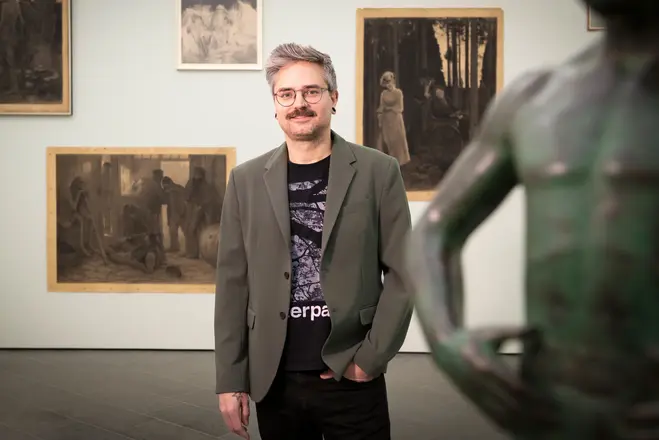 Marc Liese im Museum Wiesbaden